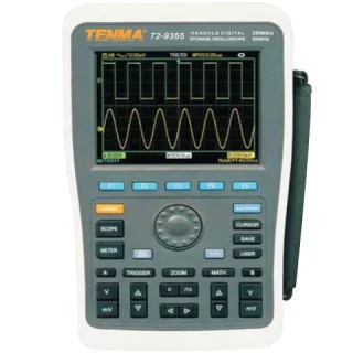 TENMA 2 CHANNEL HANDHELD DIGITAL OSCILLOSCOPES