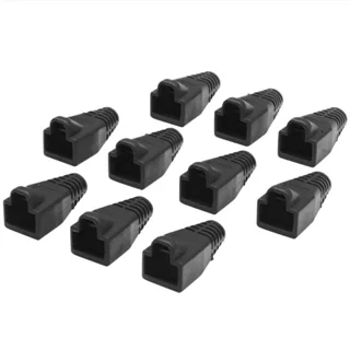 כיסויים להגנה עבור מחברים RJ45 - שחור MH CONNECTORS