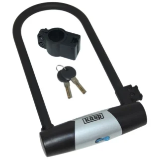 מנעול פרסה מקצועי לאופנוע - KASP SECURITY - 260MM KASP SECURITY