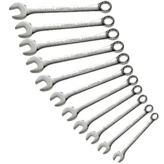 DURATOOL 11 PIECE COMBINATION SPANNER SET