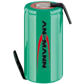 סוללה נטענת עם תגיות הלחמה - C - 1.2V 4000MAH ANSMANN