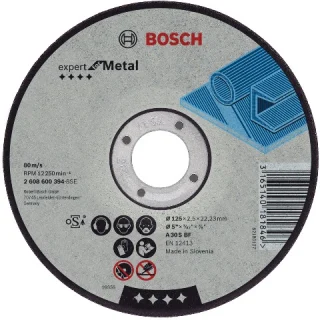 BOSCH 115MM FLAT METAL CUTTING DISCS