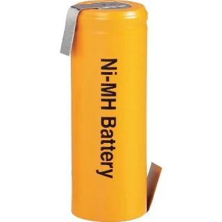 סוללה נטענת עם תגיות הלחמה - 4/5AA - 1.2V 1220MAH PANASONIC