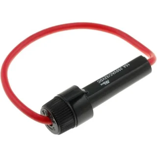 בית פיוז על כבל - NTE ELECTRONICS - 6.3X32MM NTE ELECTRONICS