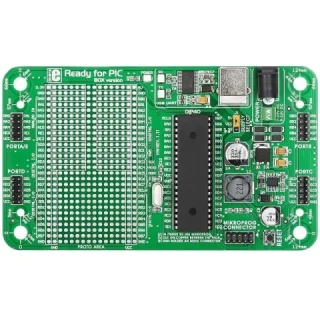 כרטיס פיתוח - READY FOR PIC / DSPIC MIKROELEKTRONIKA