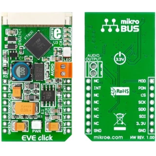 כרטיס הרחבה - FT800 EVE CLICK CONTROLLER MIKROELEKTRONIKA