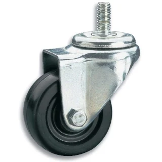 CLARKE INTERNATIONAL GENERAL DUTY SWIVEL CASTORS - THREADED STEM