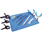 סט כלים מושלם עם משטח חיתוך<br>MODELCRAFT A5 TOOL KIT